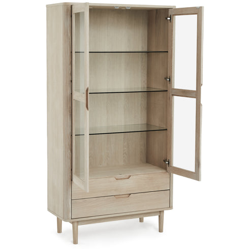 Display Cabinet Nyborg - White Oil